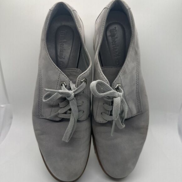TIMBERLAND ReBOTL WOMEN'S LONDON SQUARE OXFORD GREY SIZE 10 Excellent Used - Picture 7 of 16